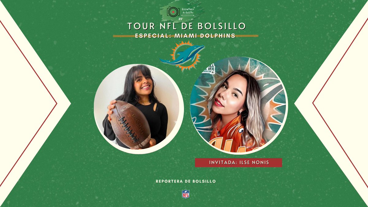 Andamos movidos hoy; nuestra cuarta parada en este #TourVirtualNFL de bolsillo será en las playas de Miami con mi querida <a href="/IlseNonis/">Nonis</a> para hablar de los <a href="/LosDolphins/">Dolphins en Español</a> . ¿Qué esperar de este equipo? ¿Depender de Tua o cuál es el plan B? Entre otras cosas. 
Dejen sus dudas 👇🏽