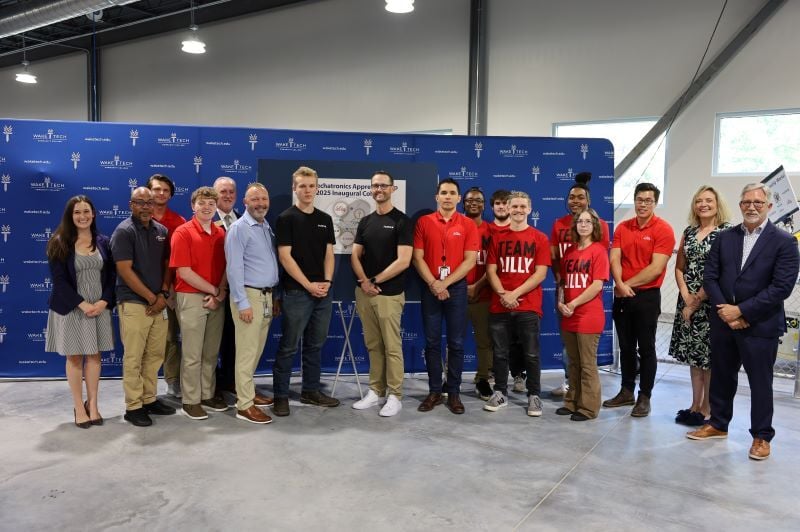 NCBiotech #NCLifeSciences (@ncbiotech) on Twitter photo In collaboration with CSL Seqirus, FUJIFILM Biotechnologies, and Eli Lilly & Co., Wake Technical Community College launched a new BioMechatronics Apprenticeship Program, the first of its kind in the nation. Read more at: hubs.ly/Q03zwzl10 In collaboration with CSL Seqirus, FUJIFILM Biotechnologies, and Eli Lilly & Co., Wake Technical Community College launched a new BioMechatronics Apprenticeship Program, the first of its kind in the nation. Read more at: hubs.ly/Q03zwzl10