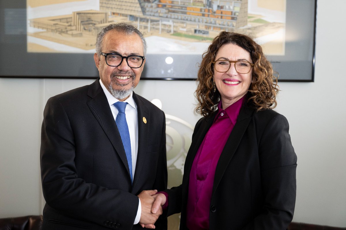 The global health system protects us all – from detecting disease  outbreaks to supporting quality health services around the world. 

I was pleased to share Australia’s priorities with <a href="/DrTedros/">Tedros Adhanom Ghebreyesus</a>, and discuss how <a href="/WHO/">World Health Organization (WHO)</a> continues to deliver for our region and globally.