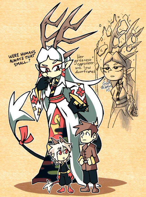Exceptionally tall Exodus, for those who wanted to see it. (Again, not her canon size.)