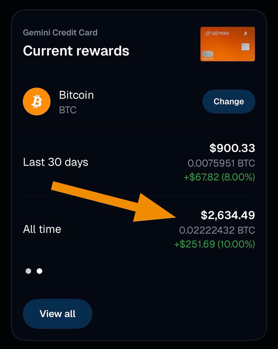 Every bitcoiner NEEDS the Bitcoin credit card “Fiat might be going to zero,  but I still earn points every time I book a flight” 🤓☝🏽 Just spend like  normal and earn up