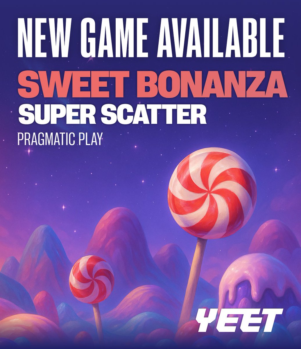 Sweet Bonanza Super Scatter now available! Sugar hits different here.
