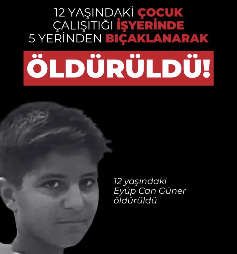 12 Yaşında gece 4 te azarlandı.
Şiddet gördü.
Düştü.
Bıçaklandı.
ÖLDÜ. #12Yaşında