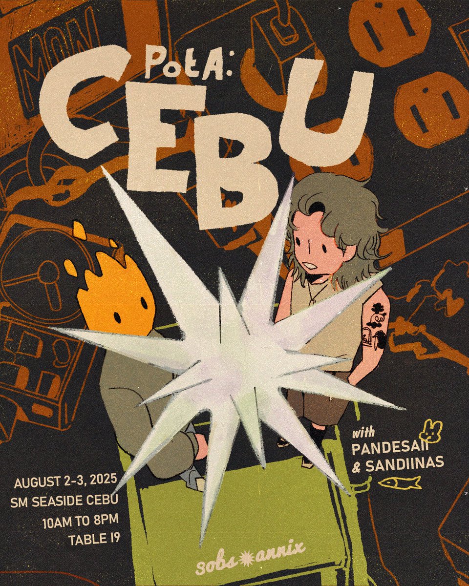 「heyyy Cebu! i'll be at : Cebu this aug 2」|annix 𓆝 | shop open!のイラスト