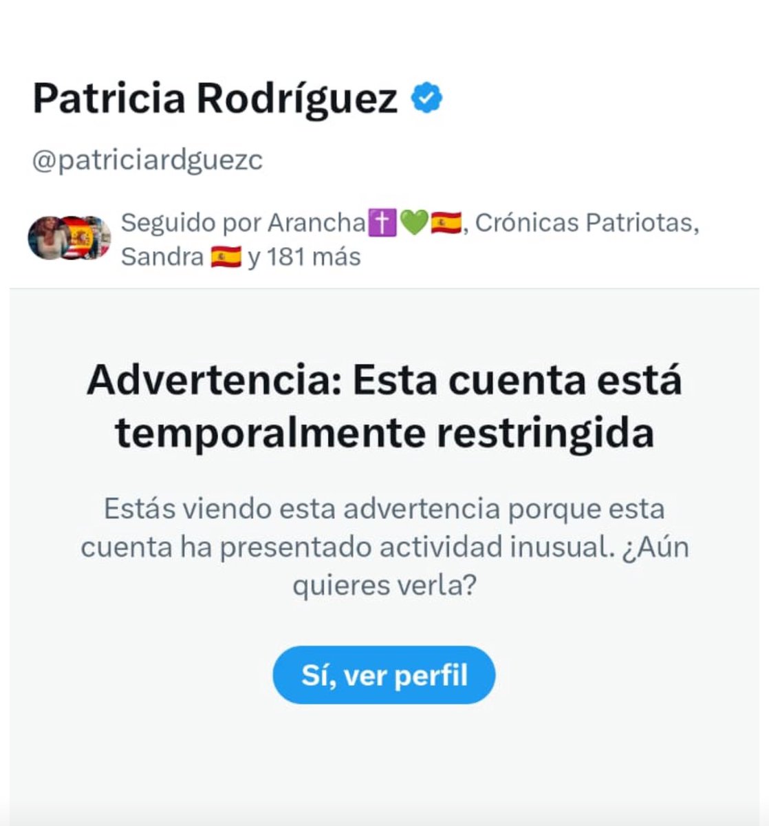 Patricia Rodríguez tweet media