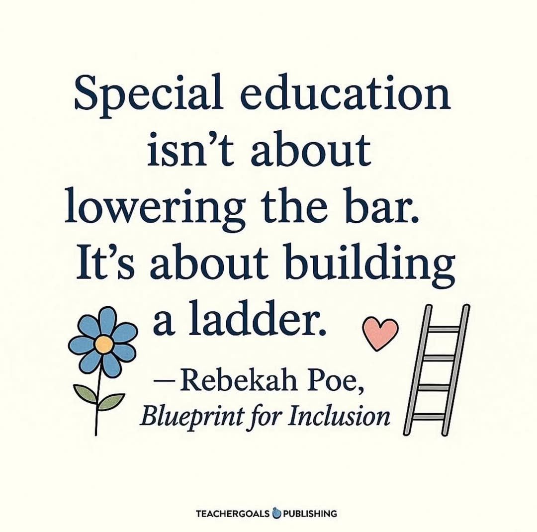 Nicely said. #SpecialEducation 🪜