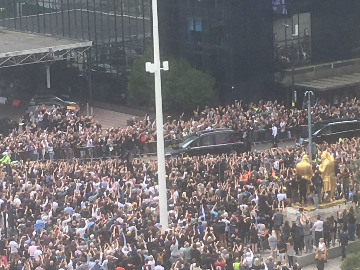 Birmingham Archives & Collections (@theironroom) on Twitter photo Brummies out in huge numbers yesterday to celebrate the life of Ozzy, Prince of Darkness, founder of Heavy Metal. Thank you for the music, legacy and inspiration you gave us. Never Forgotten. Rest in Power. Images: by Staff from L3 balcony. <a href="/LibraryofBham/">LibraryofBirmingham</a> <a href="/OzzyOsbourne/">Ozzy Osbourne</a> Brummies out in huge numbers yesterday to celebrate the life of Ozzy, Prince of Darkness, founder of Heavy Metal. Thank you for the music, legacy and inspiration you gave us. Never Forgotten. Rest in Power. Images: by Staff from L3 balcony. <a href="/LibraryofBham/">LibraryofBirmingham</a> <a href="/OzzyOsbourne/">Ozzy Osbourne</a>