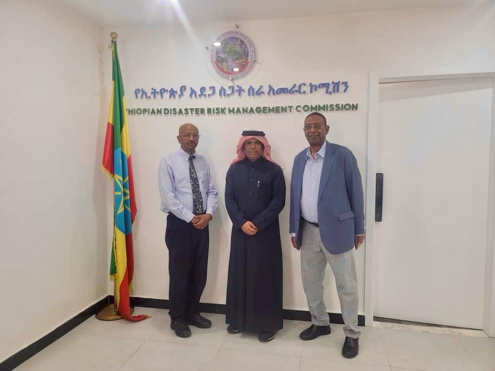 H.E Amb.of the State of Qatar to Ethiopia with the Head of Qatar Charity Ethiopia Office paid a courtesy visit to H.E Dr. Amb. Shiferaw Tekelemariam, Commissioner of Disaster Risk Management Commission of Ethiopia, and discussed ways to strengthen partnership and  collaboration