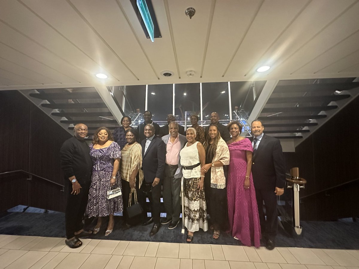 Kingsley Moghalu OON (@moghalukingsley) on Twitter photo Aboard Asian cruise ship Spectrum of the Seas on a cruise vacation in China/Japan, <a href="/MaryanneMoghalu/">Maryanne Moghalu</a> & I & some Nigerian friends were hosted to a lovely evening of dinner, stories & networking by the wealthy Bahamas businessman Sir Franklyn Wilson & his wife, Lady Sharon Wilson. Aboard Asian cruise ship Spectrum of the Seas on a cruise vacation in China/Japan, <a href="/MaryanneMoghalu/">Maryanne Moghalu</a> & I & some Nigerian friends were hosted to a lovely evening of dinner, stories & networking by the wealthy Bahamas businessman Sir Franklyn Wilson & his wife, Lady Sharon Wilson.