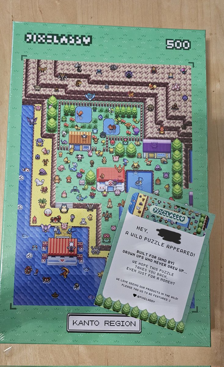 My Kanto Region puzzle arrived from <a href="/pixeladdy/">pixeladdy</a> !

Excited to put this together soon.