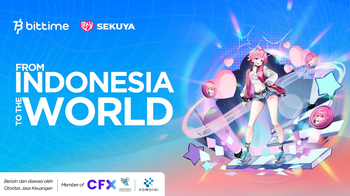 Bittime (@bittimexchange) on Twitter photo Didukung Kementerian Ekonomi Kreatif (EKRAF), $SKYA siap go global! ๐
Token dari project gaming <a href="/sekuyaofficial/">SEKUYA โฆ</a> ini udah naik hampir 40% dalam sebulan terakhir* ๐
Deposit dan trade $SKYA sekarang untuk menangin hadiah total Rp25 juta! ๐bit.ly/SKYABittime
*Source: Didukung Kementerian Ekonomi Kreatif (EKRAF), $SKYA siap go global! ๐
Token dari project gaming <a href="/sekuyaofficial/">SEKUYA โฆ</a> ini udah naik hampir 40% dalam sebulan terakhir* ๐
Deposit dan trade $SKYA sekarang untuk menangin hadiah total Rp25 juta! ๐bit.ly/SKYABittime
*Source: