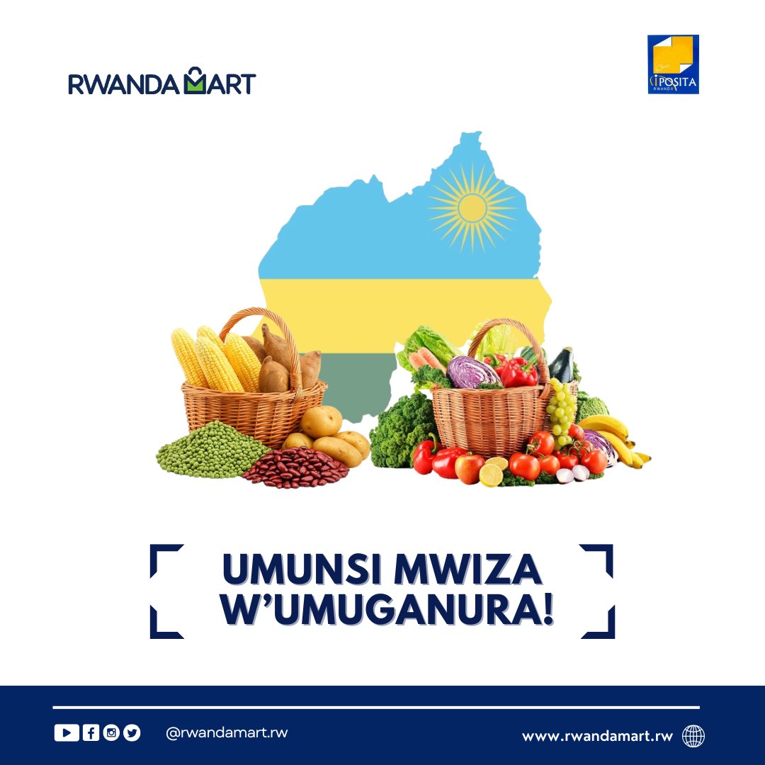 Umunsi Mwiza W'umuganura! 🎊🥳

#rwandamart #iposita #rwanda #madeinrwanda <a href="/iposita_rwanda/">IPOSITA RWANDA</a>