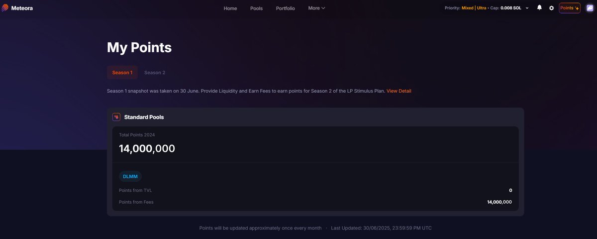 🔥 METEORA AIRDROP IS COMING!

Checker live <a href="/MeteoraAG/">Meteora</a>  👇

app.meteora.ag/points

We put in a lot of effort at the time. I love <a href="/MeteoraAG/">Meteora</a> 

🥰🚀