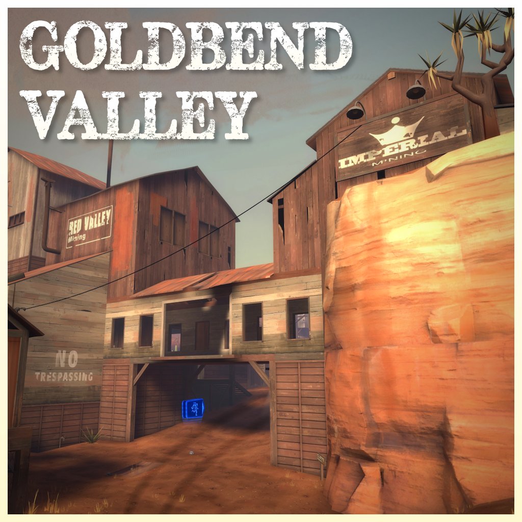 New Mann vs. Machine Map, Goldbend Valley [MvM]! Vote now on Steam Workshop: steamcommunity.com/sharedfiles/fi… #TF2