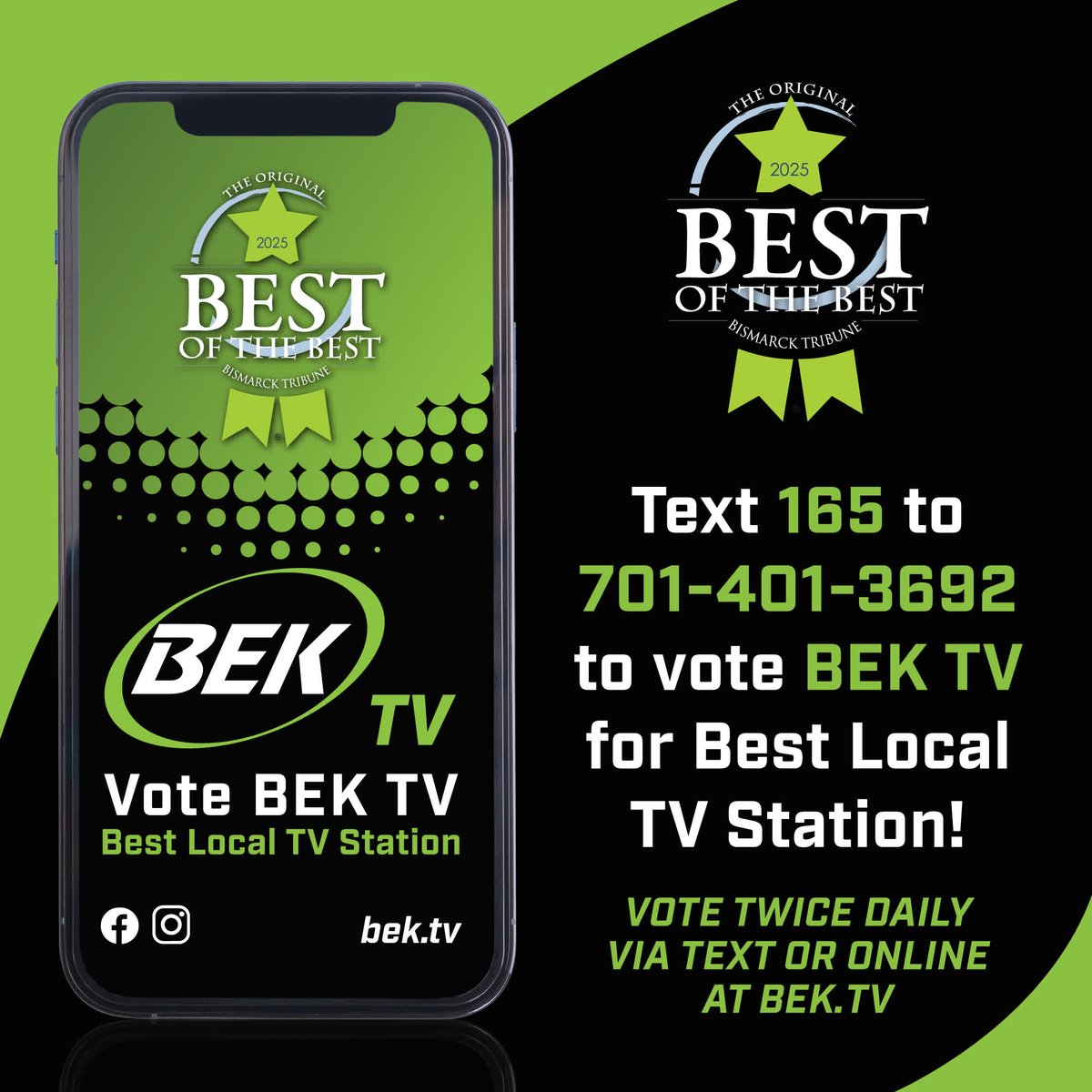 🎯 Help BEK TV win Best Local TV Station for the 5th year straight! Vote 2x a day — online and by text — through August 13! 🗳️ 

Vote here: 🌐 bek.tv

#BEKTV #MidwestMurder #BestOfTheBest #VoteDaily