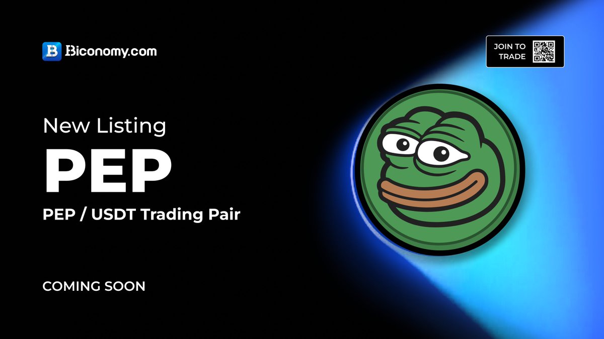 Biconomy.com (@biconomycom) on Twitter photo 🚀COMING SOON🔥 $PEP
Biconomy.com will list <a href="/PepecoinNetwork/">Pepecoin (PEP)</a> with the #PEP / #USDT trading pair, with the exact date and time still to be announced(TBA).🔥
About #Pepecoin:
"Pepecoin is the world's first fully decentralized and secure blockchain for Pepe. It uses 🚀COMING SOON🔥 $PEP
Biconomy.com will list <a href="/PepecoinNetwork/">Pepecoin (PEP)</a> with the #PEP / #USDT trading pair, with the exact date and time still to be announced(TBA).🔥
About #Pepecoin:
"Pepecoin is the world's first fully decentralized and secure blockchain for Pepe. It uses