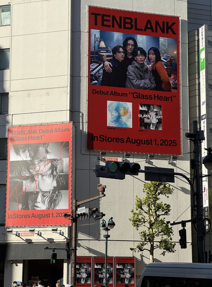 📣 本日2025年8月1日発売】 #TENBLANK デビューアルバム『Glass Heart
