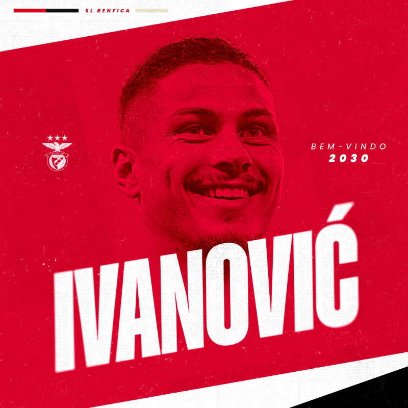 SLBenfica's tweet photo. 🇭🇷 Bem-vindo, Ivanović! 🦅

#Ivanović2030