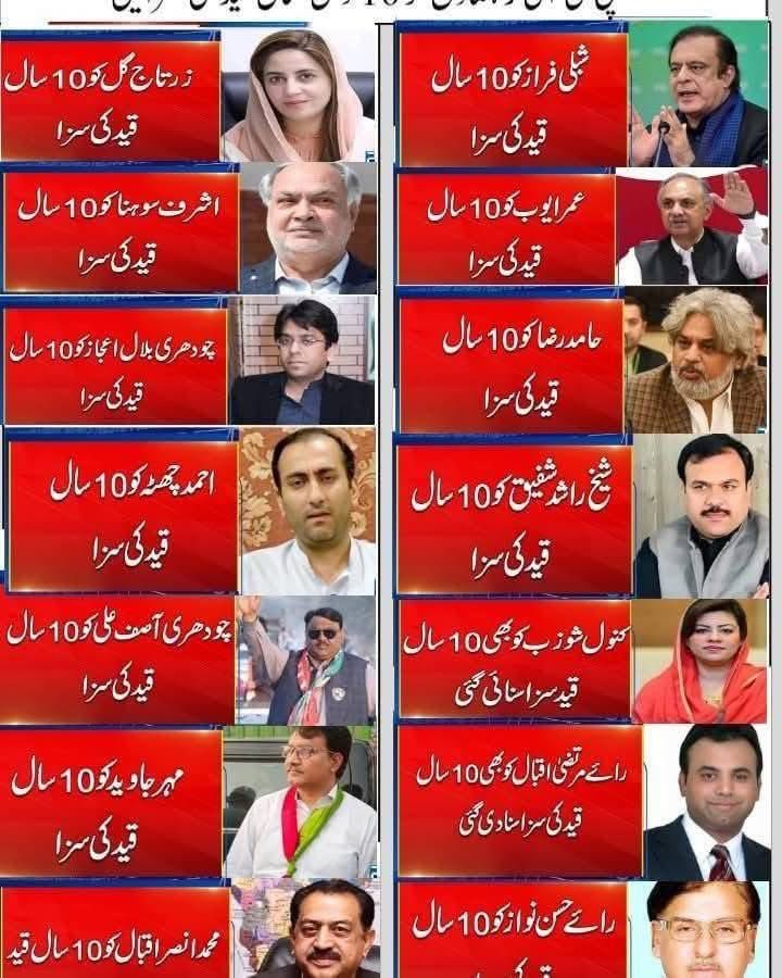 کوئی رہ تو نہیں گیا 
یہ سب راہنما قابل ستائش ہیں جنہوں نے اصول نہیں چھوڑا جھکے نہیں سزائیں قبول کرلیں