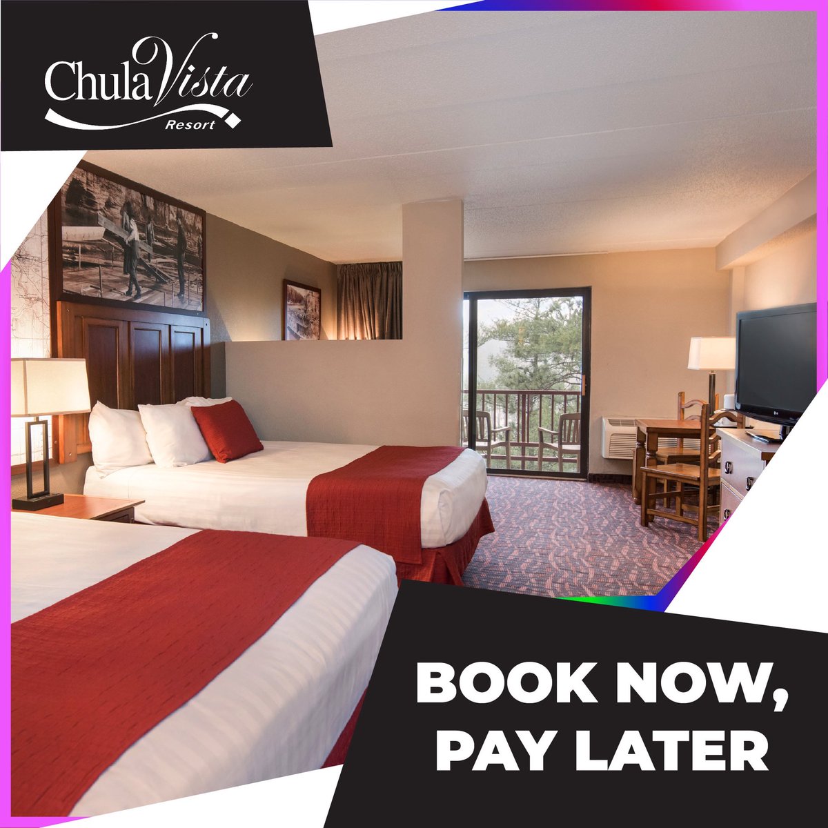 Book now, pay later 🧳

Chula Vista Resort is calling, and with flexible online payment options, your next getaway just got easier.
Weekend escape or full-on family vacay? Let’s go 👉 bit.ly/45tuSAW