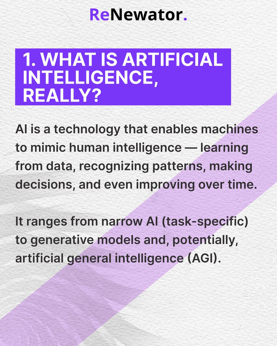ReNewatorcom's tweet image. 🤖 4 Most Frequently Asked Questions About AI

#Renewator