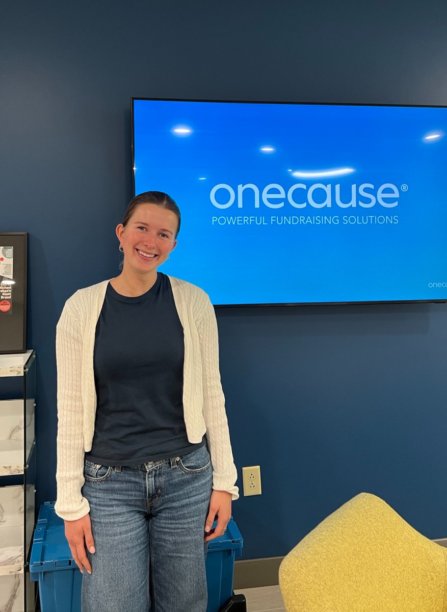 OneCause's tweet image. 🌟 Happy #NationalInternDay! 🌟

Meet Emma Hamilton, our Associate Product Manager Intern from Indiana University. Her work at OneCause is making a real impact for nonprofits and their communities. We're grateful for her passion and dedication! 💙

#OneTeamOneCause