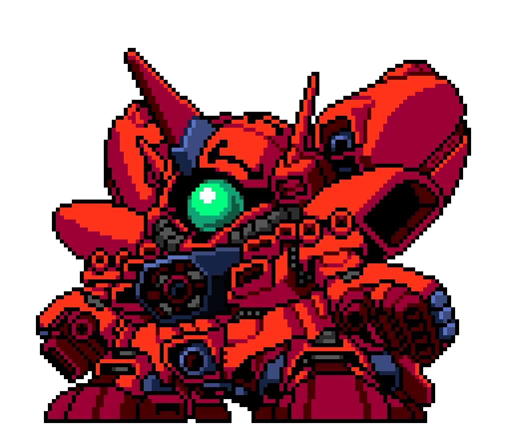 ゲーマルク
#ドット絵 #pixelart #SDガンダム