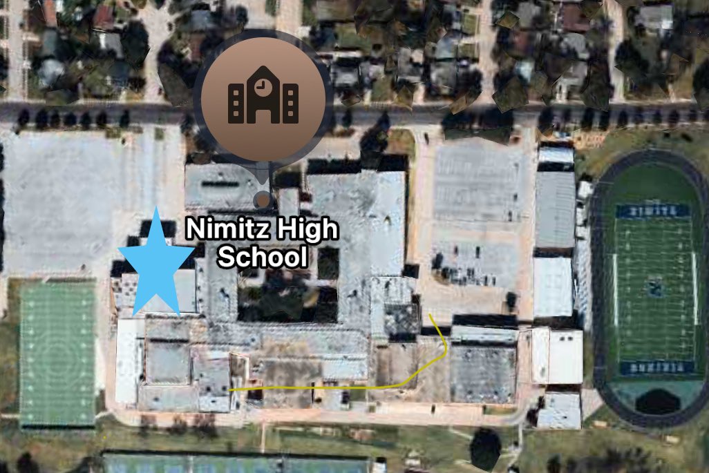 📣 9th grade orientation information! Auditorium is on the west side, see map below. #ALLN