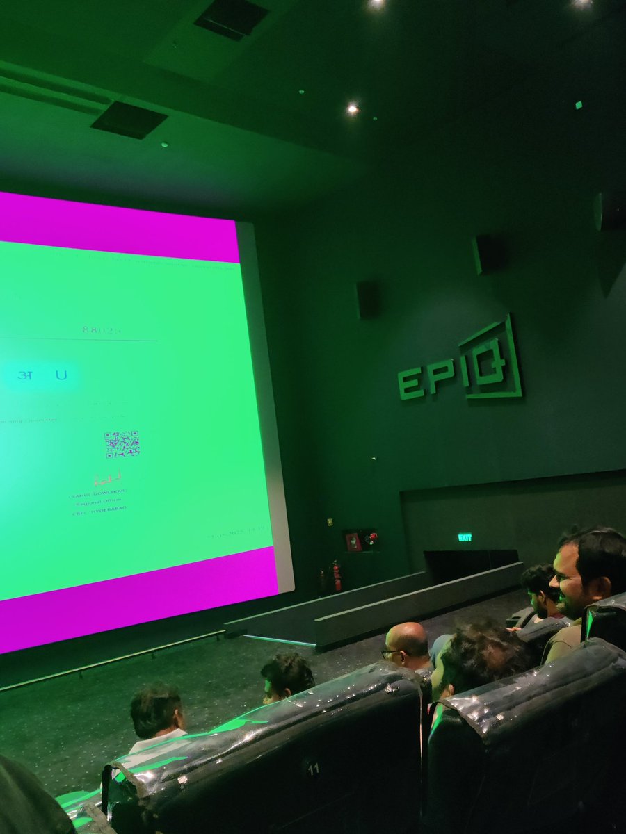 arjunn4005's tweet photo. @ARTCinemasOffl worth every rupee u spend 🤌
Screen quality was top notch 😍🔥
Sound 💥💥💥
#EPIQscreen #ARTCinemas
#Kingdom 2nd tym https://t.co/vYMBByNyBT