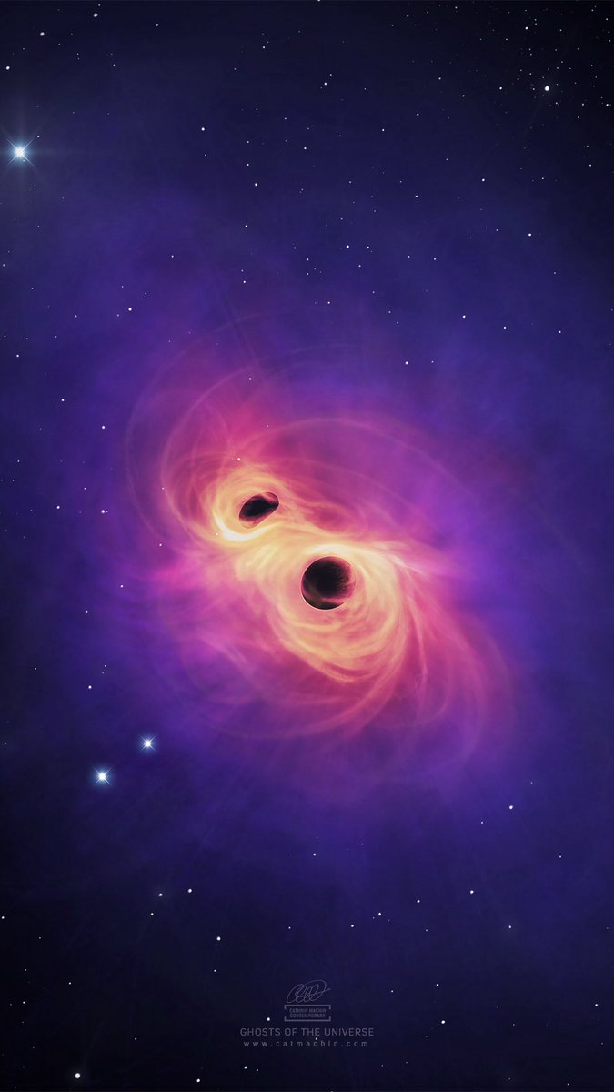 Cathrin Machin Space Art (@cathrinmachin) on Twitter photo Back in 2021 I worked with physicist <a href="/Astropartigirl/">Sophia Gad-Nasr</a> to draw her research for dark matter black holes that was looking into how such massive black holes can be created 🥰✨ Back in 2021 I worked with physicist <a href="/Astropartigirl/">Sophia Gad-Nasr</a> to draw her research for dark matter black holes that was looking into how such massive black holes can be created 🥰✨