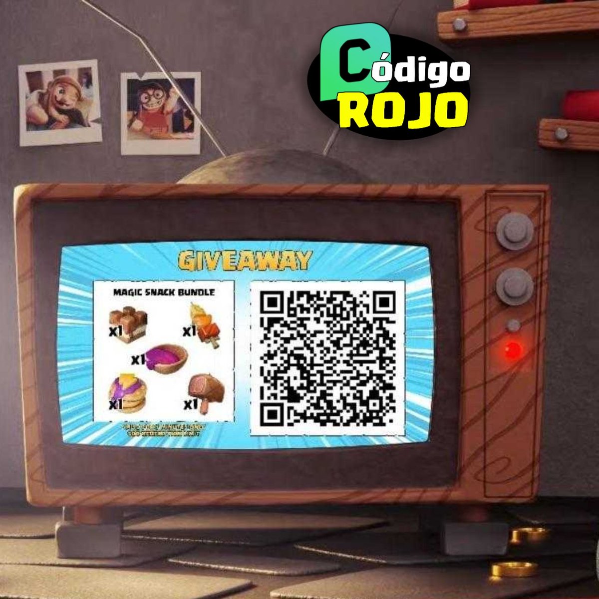 Compartido por reddit , no sé hasta cuándo se podrá reclamar, el por el maratón de capítulos en YT de Clash a rama, regalitos del aniversario!!
gracias a <a href="/ElRafaelGod/">ElRafaelGod</a>  <a href="/ForReal__JONZ/">𝐉𝐎𝐍'𝐙 ✴️</a>  por avisarme 🤗