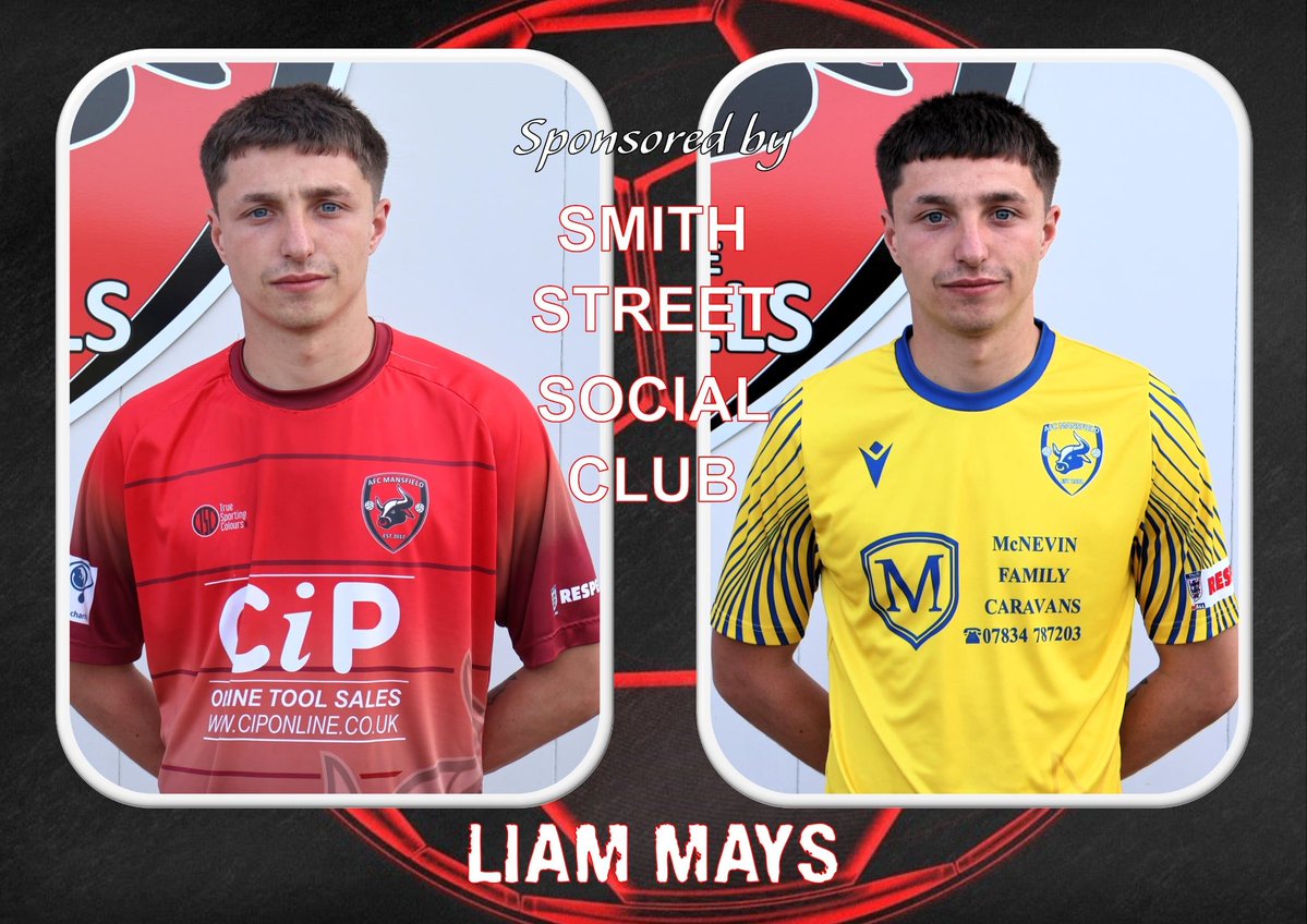 🔴⚫ Thank you Smith Street Social Club 🔴⚫

A big thank you to Smith Street Social Club who has sponsored midfielder Liam Mays 

There's a limited amount of player sponsorships available 

📞 Interested? Contact Andrew Saunders on 07973 491739