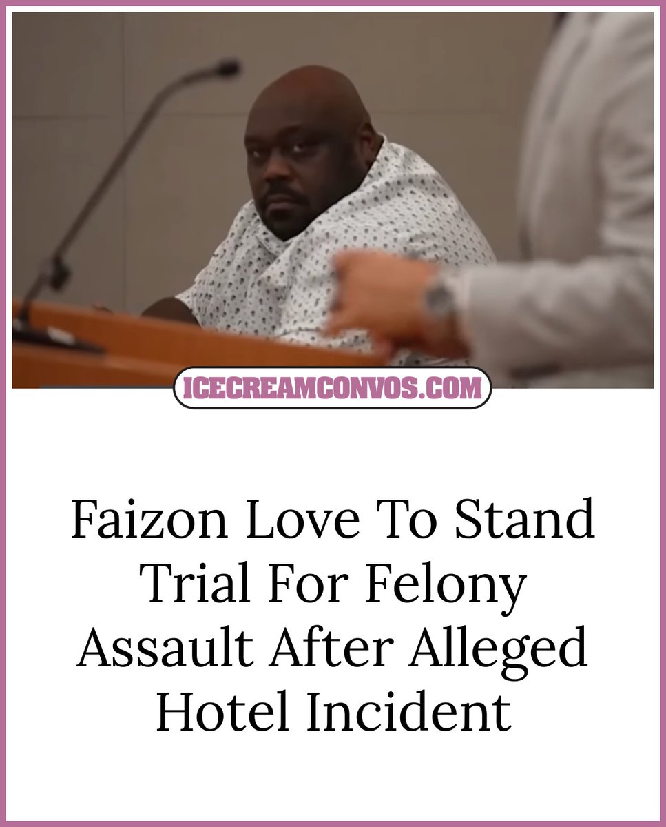 Comedian and actor Faizon Love is headed to trial after allegedly throwing a credit card reader at a hotel clerk during a heated exchange in San Diego. ⚖️🤦🏾‍♂️🍦 wp.me/pfXyHC-1i9M

#FaizonLove #Assault #CourtAndTrials #IceCreamConvos