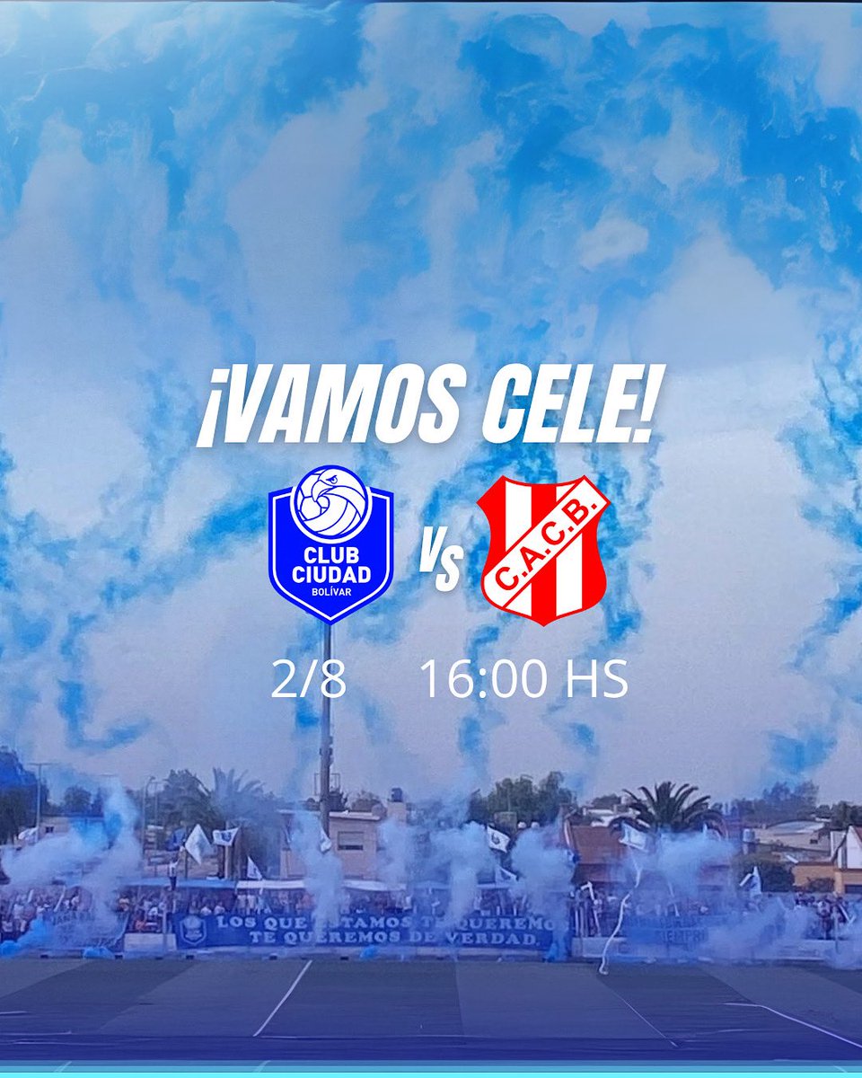 #FederalA⚽️

📆  ESTE SÁBADO JUGAMOS DE NUEVO EN CASA!! 

🔵 Se viene la 3er presentación del equipo !! Otro partido clave para defender la punta de la Zona A !! ⚔️🛡️

🏟️ Todos al Eva Perón!! 🎉 🩵

🙌 JUNTOS….COMO SIEMPRE!! 💪

#VamosCele🩵