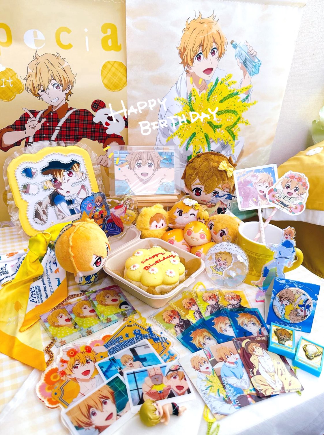 Free! birthday party! バースデープレート 葉月渚 Free