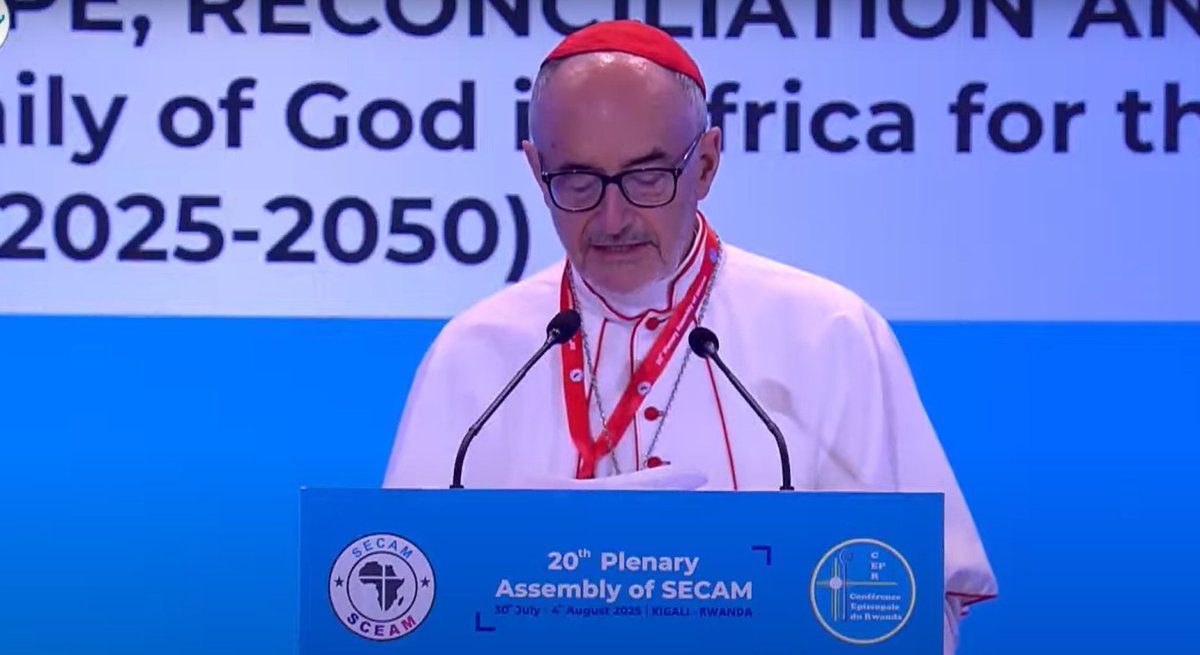 Integral Human Dev (@vaticanihd) on Twitter photo “Everyone wants development. For our Church-Family of God in Africa full development flows from life in Christ”, Card. <a href="/jesuitczerny/">Cardinal M. Czerny SJ</a>, speaking at the 20th Plenary Assembly of Symposium of Episcopal Conferences of Africa and Madagascar (SECAM). “Everyone wants development. For our Church-Family of God in Africa full development flows from life in Christ”, Card. <a href="/jesuitczerny/">Cardinal M. Czerny SJ</a>, speaking at the 20th Plenary Assembly of Symposium of Episcopal Conferences of Africa and Madagascar (SECAM).