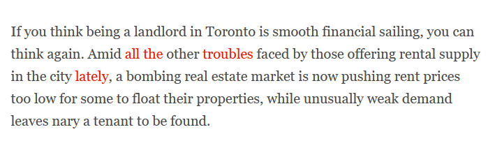 Real estate reporters exist in an entirely different reality from the rest of us.