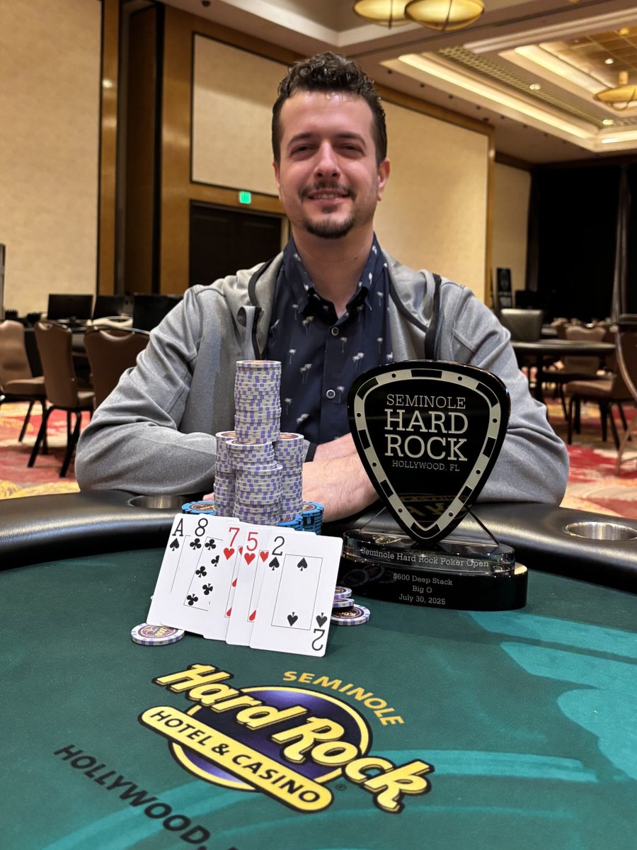 The popular $10,000 Mixed Game Leaderboard is back. Yesterday's $600 Big O was the first points-eligible event and Nicolas Milgrom won the title outright for $17,700!

Congrats Nicolas!

$600 Big O: ow.ly/TUE950WxZAH
Leaderboard: ow.ly/2kG150WxZJ7