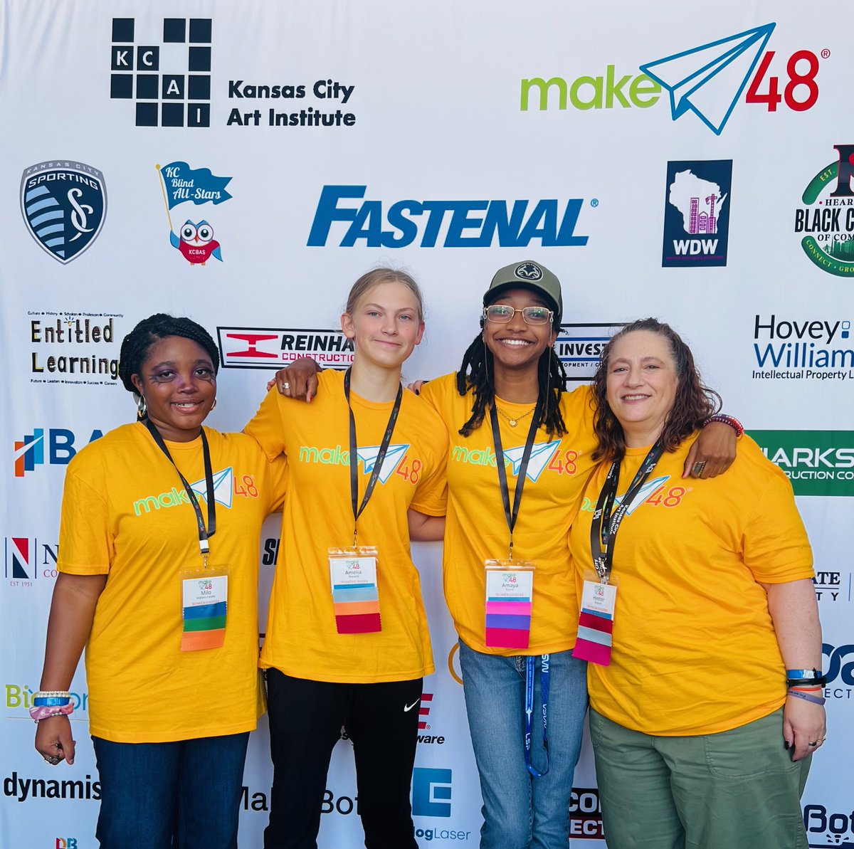 CACC_CPS's tweet image. CACC Engineering students joined the first-ever Make48 Women in STEM event, competing to create a product in just 48 hours! Meet the “WomEngineers” in these behind-the-scenes shots as they built and pitched their prototypes. #caccbest #cpsbest