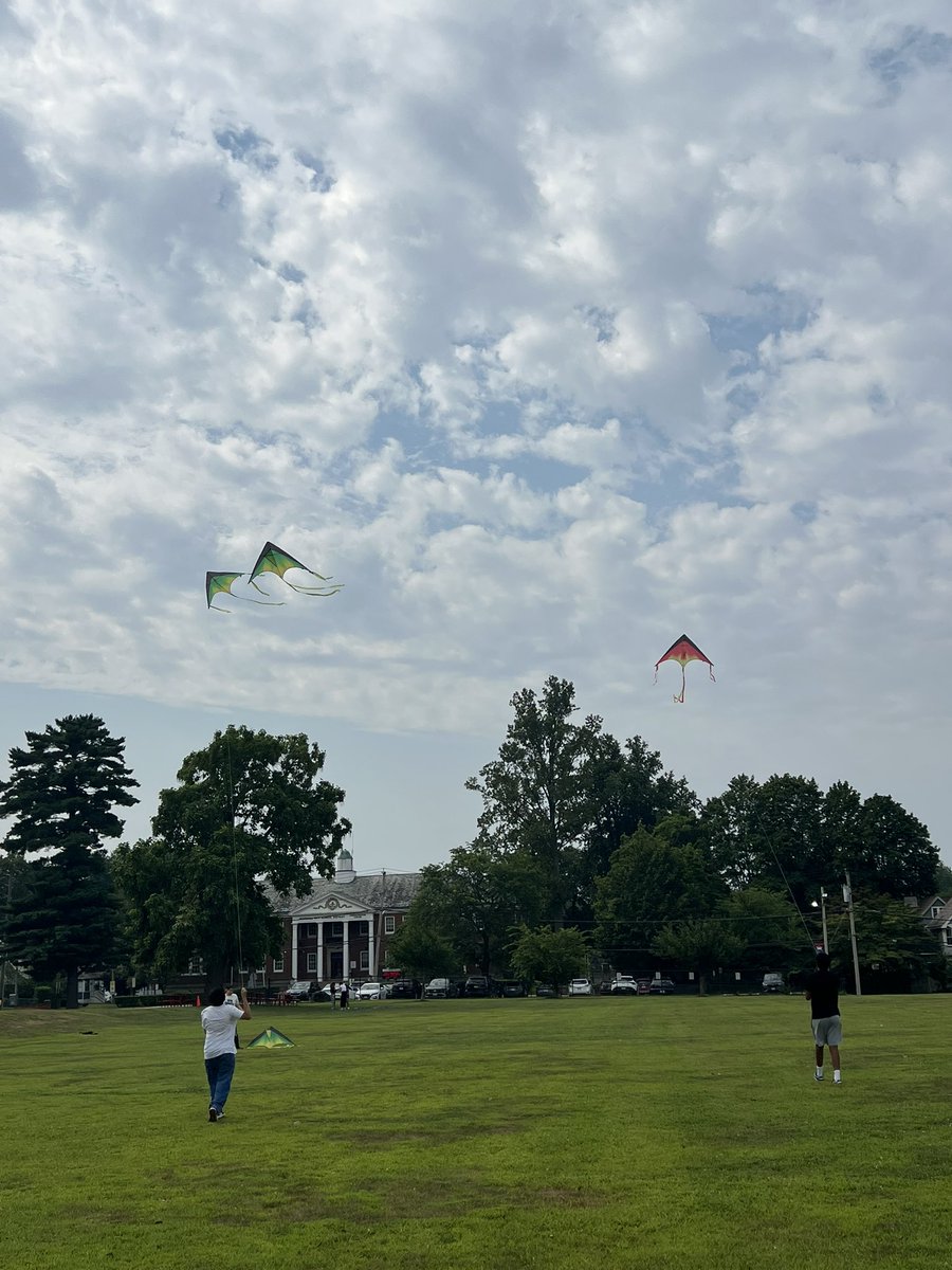 DrJFerris's tweet image. As part of our ENL summer enrichment program, students read Kite Runner and today, they brought the story to life by flying kites!