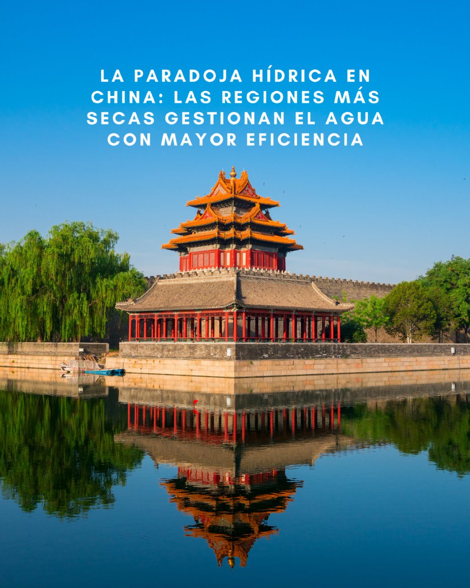 Las regiones más áridas de China, como Ningxia o Qinghai, gestionan el agua mejor que las más húmedas.
La escasez ha impulsado eficiencia, innovación y control.
Tener más agua no significa usarla mejor.
📚 Fuente: bit.ly/456UX8F
#GestiónHídrica