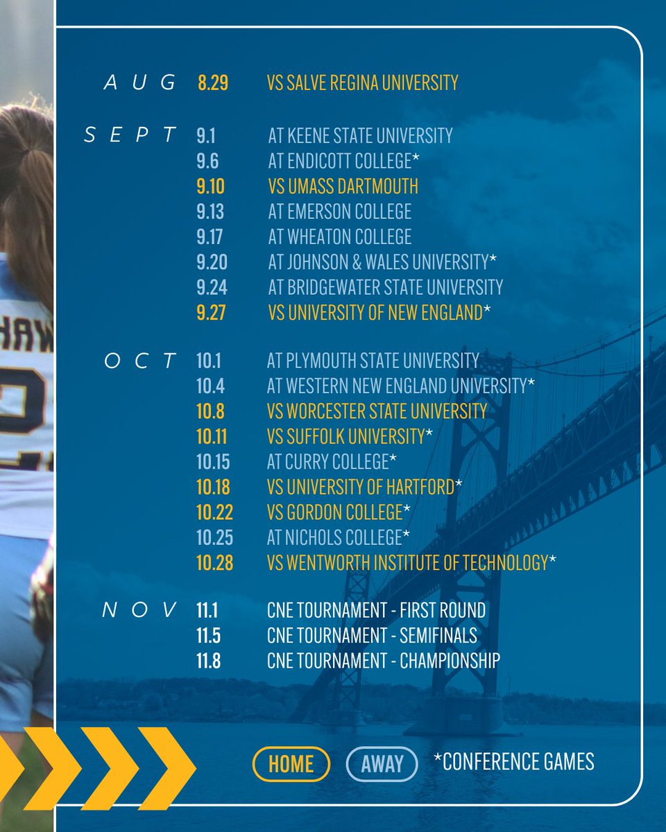 WSOC | Roger Williams Announces 2025 Slate for RWU Women's Soccer

🗞️ tinyurl.com/2yjy3e4t

#HawkPride #LeadAsONE #d3soccer