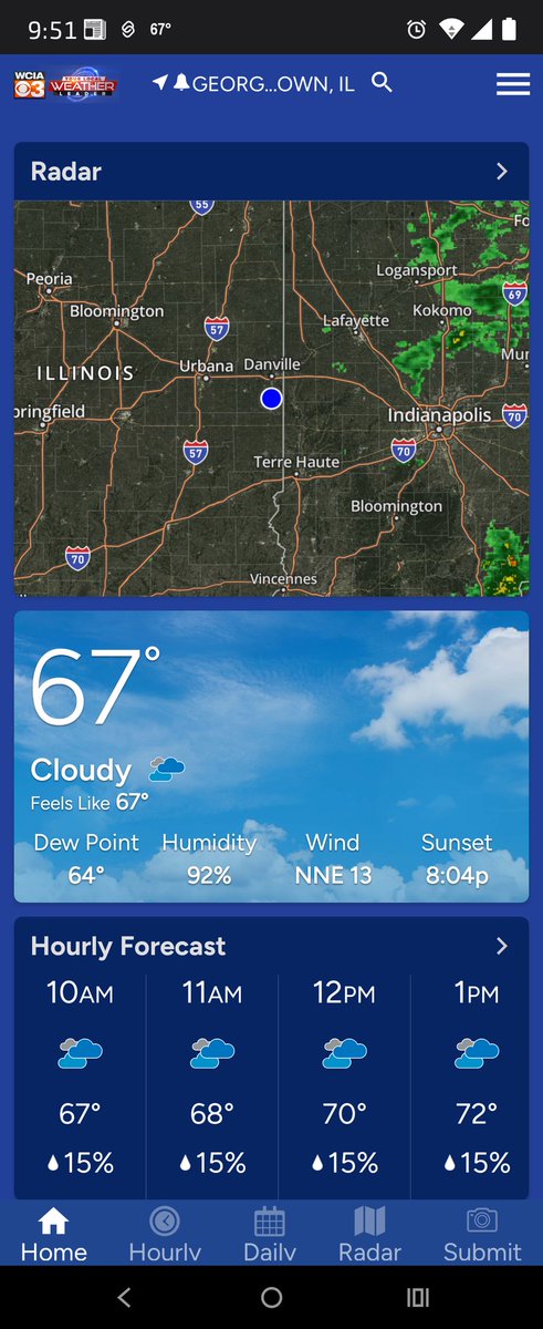 A/C off. Windows open.