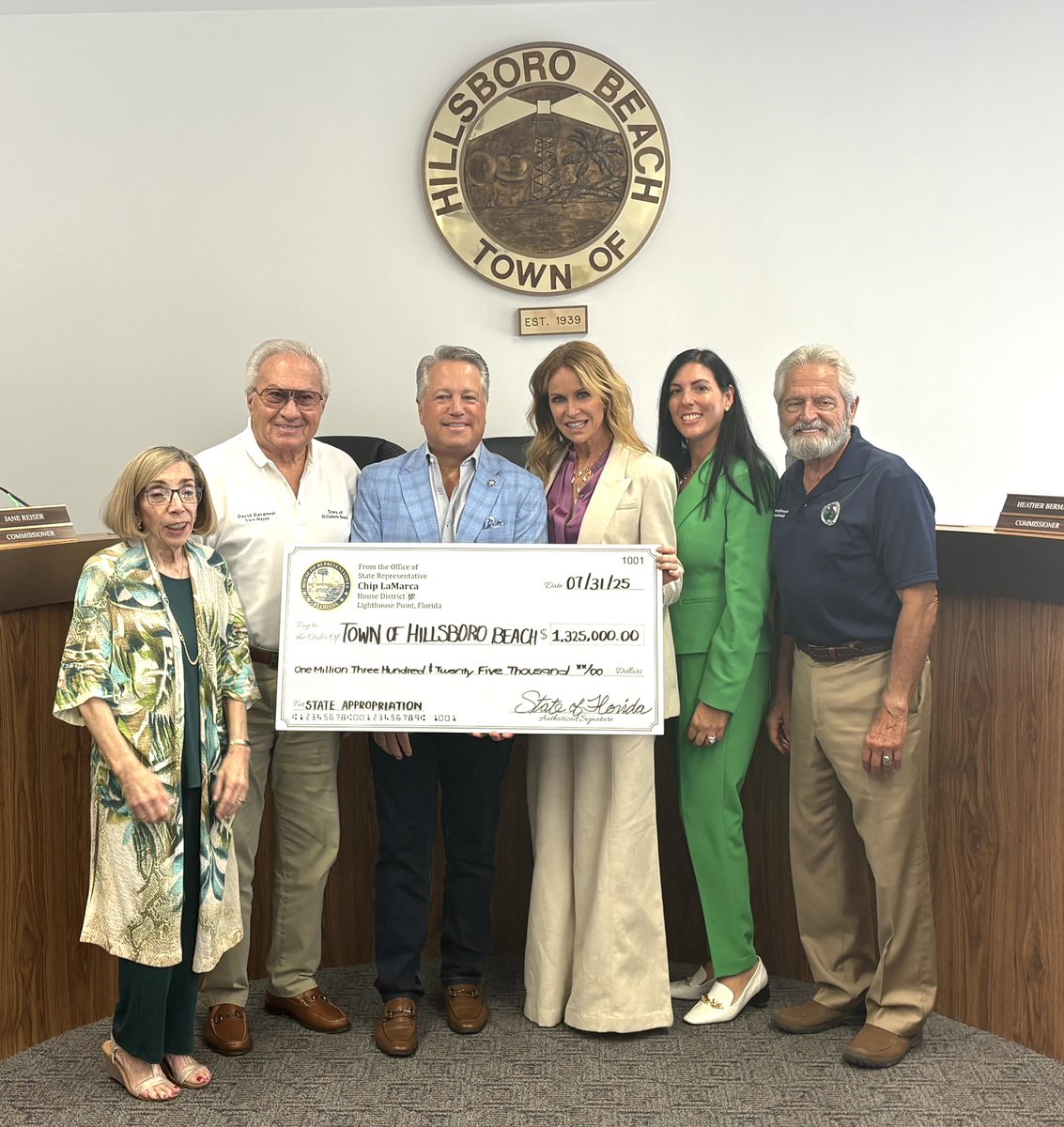 Chip LaMarca❗️ (@chiplamarca) on Twitter photo I’m proud to represent communities of all sizes and happy to bring back critical water infrastructure resources for the Town of Hillsboro Beach. They manage their own water plant for barrier island residents. Thanks to my colleagues and <a href="/GovRonDeSantis/">Ron DeSantis</a> for your help with this. I’m proud to represent communities of all sizes and happy to bring back critical water infrastructure resources for the Town of Hillsboro Beach. They manage their own water plant for barrier island residents. Thanks to my colleagues and <a href="/GovRonDeSantis/">Ron DeSantis</a> for your help with this.