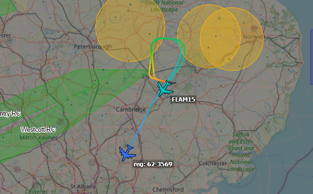 Andyyyyrrrr's tweet photo. 16:26 FLAM 15 flt x2 USAF KC-135/R Stratotanker's
Airborne from RAF Mildenhall to Refuel some potential #BTF Related Traffic (?)
FLAM15 Working London 132.605
FLAM16 Working London 124.930(?)
#FLAM15 flt Tails : 62-3569, 61-0321 https://t.co/svDvof2N2J