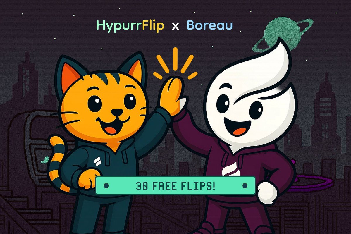 Boreau (@web3boreau) on Twitter photo π£ππ₯π§π‘ππ₯π¦πππ£ ππ‘π‘π’π¨π‘πππ ππ‘π§
π We are extremely happy to announce the partnership with <a href="/HypurrFlip/">HypurrFlip</a>
They gifted Degens 30 Free Flips FCFS worth 3 $HYPE , for we can celebrate this all together
To enter is easy:
1β£ Follow <a href="/Web3Boreau/">Boreau</a> & <a href="/HypurrFlip/">HypurrFlip</a>
2β£ Join π£ππ₯π§π‘ππ₯π¦πππ£ ππ‘π‘π’π¨π‘πππ ππ‘π§
π We are extremely happy to announce the partnership with <a href="/HypurrFlip/">HypurrFlip</a>
They gifted Degens 30 Free Flips FCFS worth 3 $HYPE , for we can celebrate this all together
To enter is easy:
1β£ Follow <a href="/Web3Boreau/">Boreau</a> & <a href="/HypurrFlip/">HypurrFlip</a>
2β£ Join