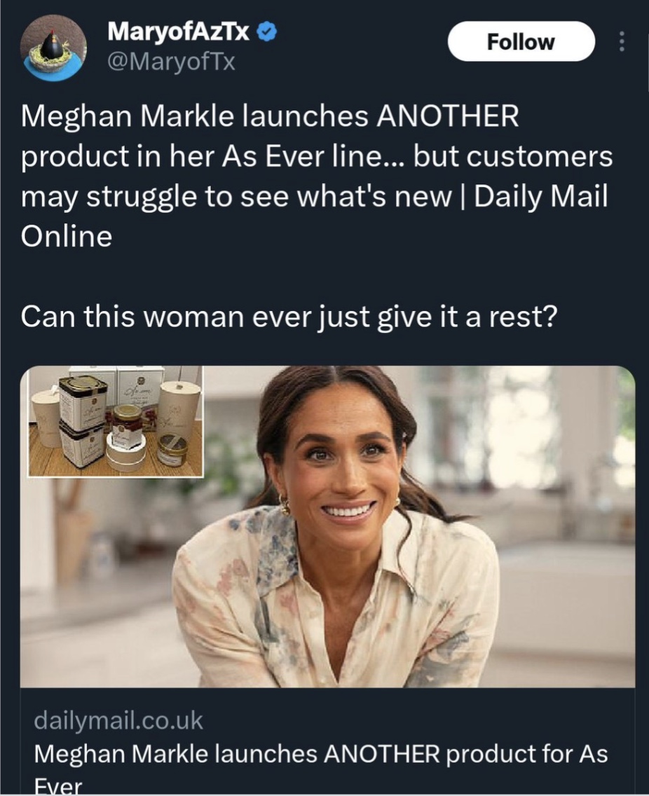 the truth is fair. I AM FOR HARRY AND MEGHAN tweet media