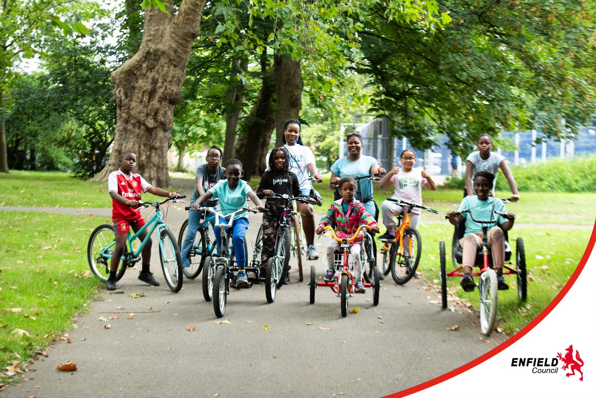 Summer Cycling Fun in Pymmes Park is back! Last year more than 300 young people joined us over six weeks to learn to cycle. Summer Cycling Fun is for anyone aged 6 to 16 years.

Find out more here: journeysandplaces.enfield.gov.uk/news/2025/06/0…

<a href="/EnfieldCouncil/">Enfield Council</a> 

#SummerCyclingFun #PymmesPark