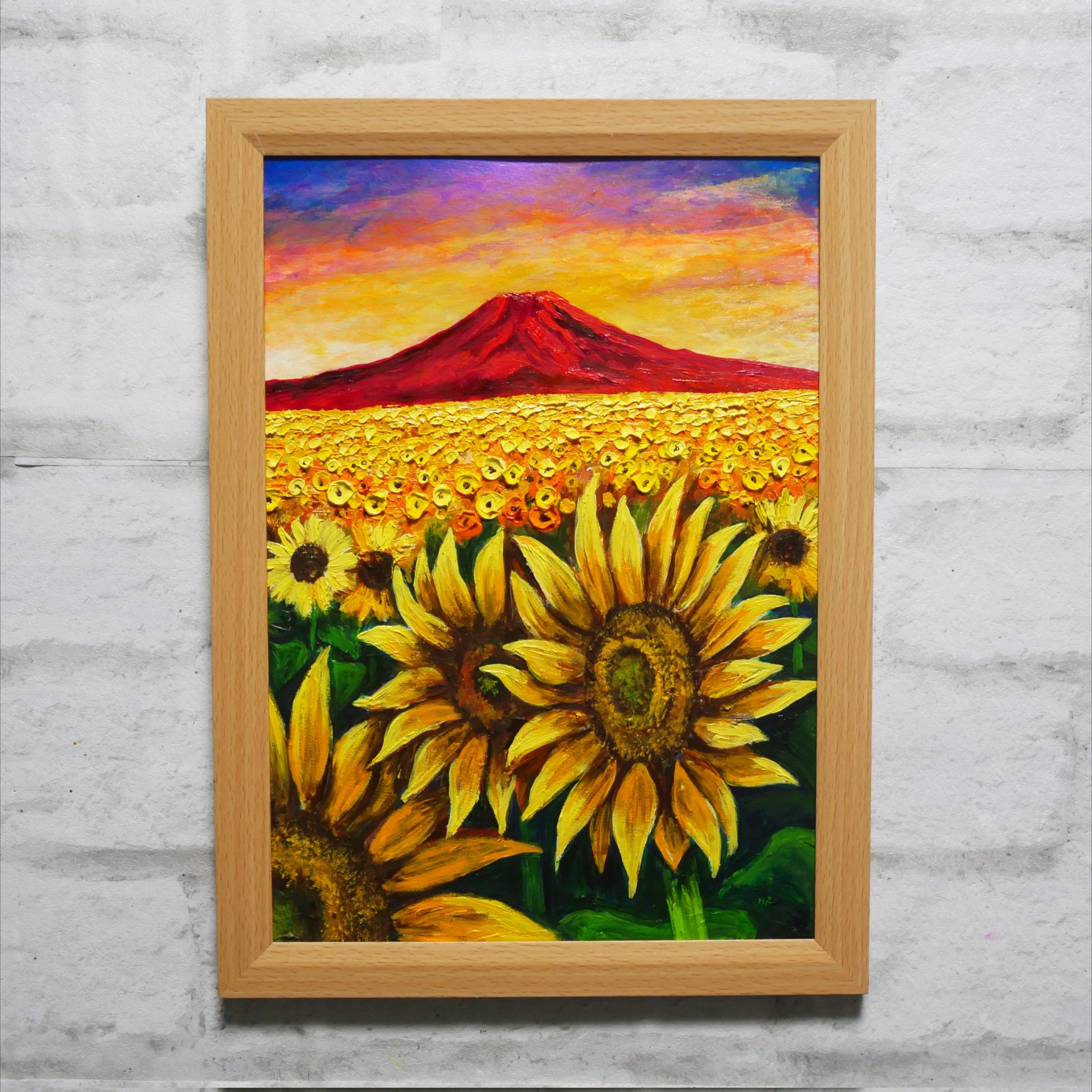 絵画　油絵　油彩画　優美　華麗　美品　アート 肉筆油彩画 「三宝柑」 萩原 淳 F6号 美術品 油絵 インテリア