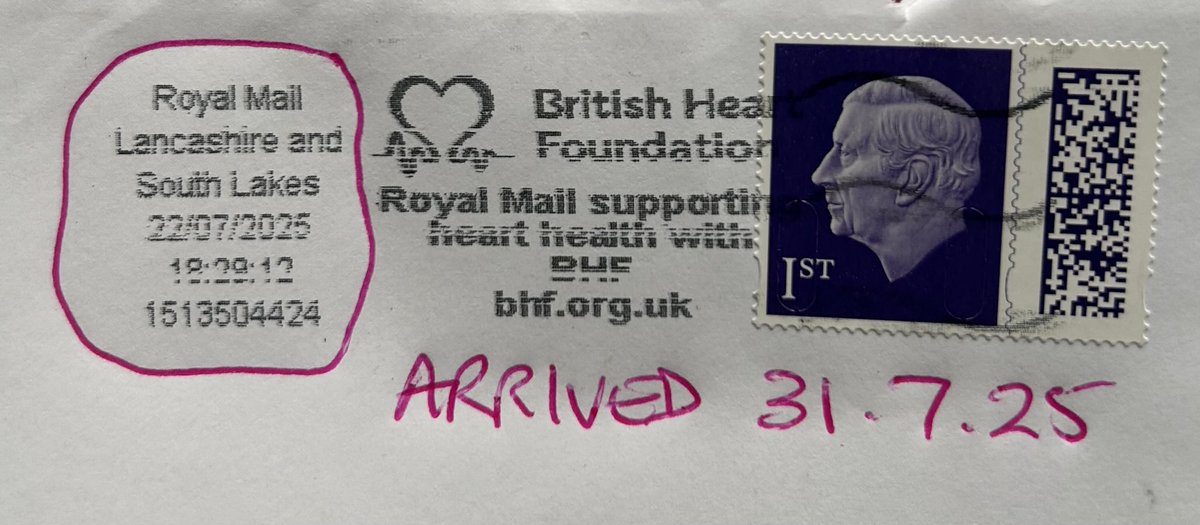 Pretty poor service ⁦<a href="/RoyalMail/">Royal Mail</a>⁩